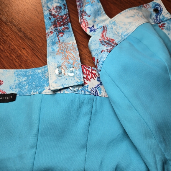 NWOT WHBM Bodice Top Coral Seahorse - Picture 9 of 13